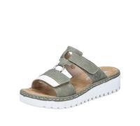 Rieker Femme V1396 Mules, Vert, 37 EU