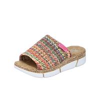 Rieker Femme V2369 Mules, Multicolore, 43 EU