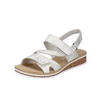 Rieker Femme V3666 Sandale, Beige, 42 EU