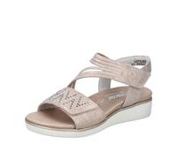 Rieker Femme V3764 Sandale, Rose, 40 EU