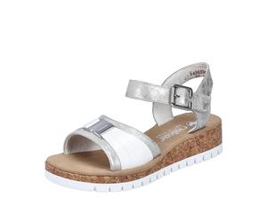 Rieker Femme V4365 Sandale, métal, 40 EU