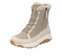 Rieker Femme W0071 Bottes à Lacets, Beige, 37 EU
