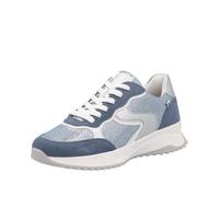 Rieker Femme W1307 Baskets Basses, Bleu, 42 EU