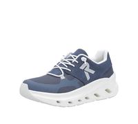 Rieker Femme W3500 Baskets Basses, Bleu, 43 EU