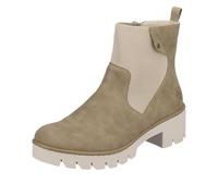 Rieker Femme X5756 Bottine Chelsea, Beige, 38 EU