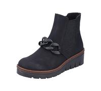Rieker Femme X9173 Bottine Chelsea, Noir, 38 EU