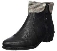 Rieker Femme Y07A8 Botte Tendance, Noir 02, 36 EU
