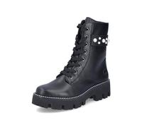 Rieker Femme Y3354 Bottes à Lacets, Noir, 38 EU