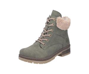 Rieker Femme Y7424 Bottes à Lacets, Vert, 36 EU