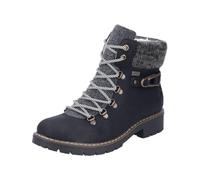 Rieker Femme Y9131 Bottes à Lacets, Bleu, 42 EU