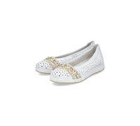 Rieker Femmes Ballerines Chaussures L3062-80 Blanc