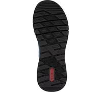 Rieker Femmes Baskets Chaussures basses décontractées modernes design cool laçage M4970, Taille:39 EU, Couleur:Bleu