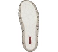 Rieker Femmes Baskets sportives à la mode Fermeture éclair en cuir flexible L0363, Taille:42 EU, Couleur:Noir