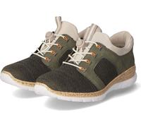 Rieker Femmes Baskets Vert Textile Synthétique Mix Taille : 40