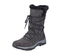 Rieker Femmes Bottes à lacets/ Bottes d'hiver Gris Synthétique Taille : 37