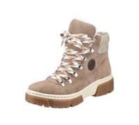 Rieker Femmes Bottes Bottines Bottes à Lacets Bottes D'Hiver Beige X8647