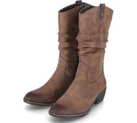 Rieker Femmes Bottes d'hiver Marron Similicuir Fermeture éclair Taille : 36