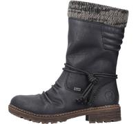 Rieker Femme Bottes Z4755, Dame Bottes d'hiver,Hydrofuge,riekerTEX,Bottes d'hiver,Bottes à Lacets,imperméable,fourré,Noir (Schwarz / 00),41 EU / 7.5 UK