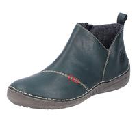 Rieker Femmes Bottine Sportive Semelle Coque Fermeture Éclair Vert 52574