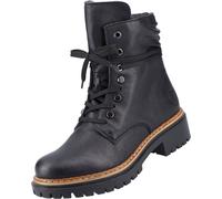 Rieker Femmes Bottines à lacets Talon bloc 72621, Taille:40 EU, Couleur:Noir