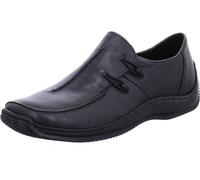 Rieker Femmes Chaussures basses en cuir L1751, Taille:40 EU, Couleur:Noir