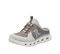 Rieker Femmes Clogs Sabots Pantoufles Chaussures Grises M6069