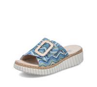 Rieker Femmes Pantolettes Sandales Chaussons Chaussures Bâton Multicolore 69253