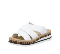 Rieker Femmes Pantolettes Sandales Chaussons Chaussures Blanches V7989