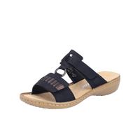 Rieker Femmes Pantolettes Sandales Chaussons Chaussures Noires 60881