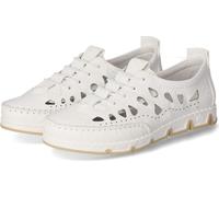 Rieker Femmes Pantoufles Blanc Cuir Synthétique Mix Taille:36