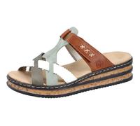 Rieker Femmes Plateau Pantoufles Clogs À Talon 62989