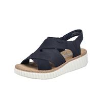 Rieker Femmes Sandales Bleues 69264