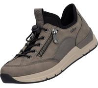 Rieker Femmes Sneaker Fermeture éclair Chaussure basse à lacets 58958, Taille:38 EU, Couleur:Gris