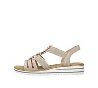 Rieker - Flat Sandales - Femme - Chaussures - Beige - Taille: 39 EU