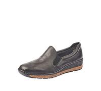 Rieker Femme Frühjahr/Sommer 59766 Mocassins, Noir (Schwarz/ 00 00), 40 EU