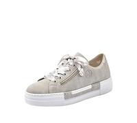 Rieker Frühjahr/Sommer N49C2 Sneakers Basses Femme Gris (Cement/Silver 40) 35 EU