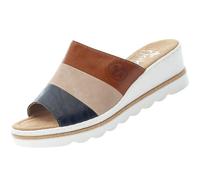Rieker Gurgaon Chaussons Femme Pantolette Multicolore Loisirs, Taille:37 EU
