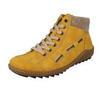 Rieker Herbst/Winter, Baskets Hautes Femme, Jaune (Honig/Wood 69), 43 EU