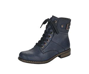 Rieker Herbst/Winter, Botines Femme, Bleu (Ozean/Pazifik 15), 40 EU
