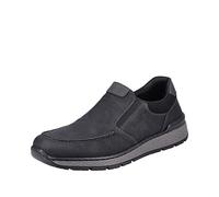 Rieker Herbst/Winter, Mocassins Homme, Noir (Schwarz/Schwarz/Schwarz 00), 46 EU