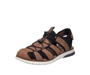 Rieker Herren 25246 Sandale,Schwarz,41 EU