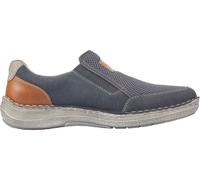 Rieker Herren Halbschuh Slipper 03053, Taille:46 EU, Couleur:Bleu