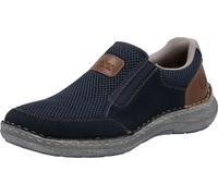 Rieker Herren Halbschuhe Slipper 03053-14, Taille:42 EU, Couleur:Bleu