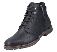 Rieker Herren Schnürboots Stiefelette Zipper 13742, Taille:44 EU, Couleur:Noir