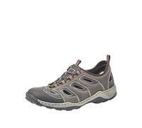 Rieker Herren - Slipper Grau Kombi, 43 EU
