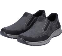 Rieker Herren Slipper Halbschuhe confortables inserts stretch semelles amovibles 14362, Taille:45 EU, Couleur:Gris