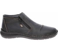 Rieker Herren Slipper Noir Mélange de textile et de synthétiqueTaille:44