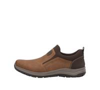 Rieker Herren Slipper Sneaker Slip-On extra weit 03650, Taille:46 EU, Couleur:Marron