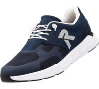 Rieker Herren Sneaker lose Einlage MemoCup und zusätzliche Schnürsen 09100, Taille:41 EU, Couleur:Bleu