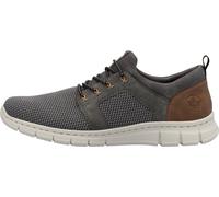 Rieker Herren Sneaker Stoff Schlupfschuh Gummizug B7796, Taille:45 EU, Couleur:Gris